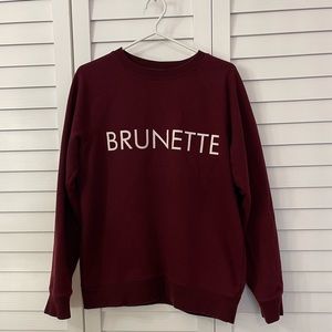 Brunette the label classic crew neck